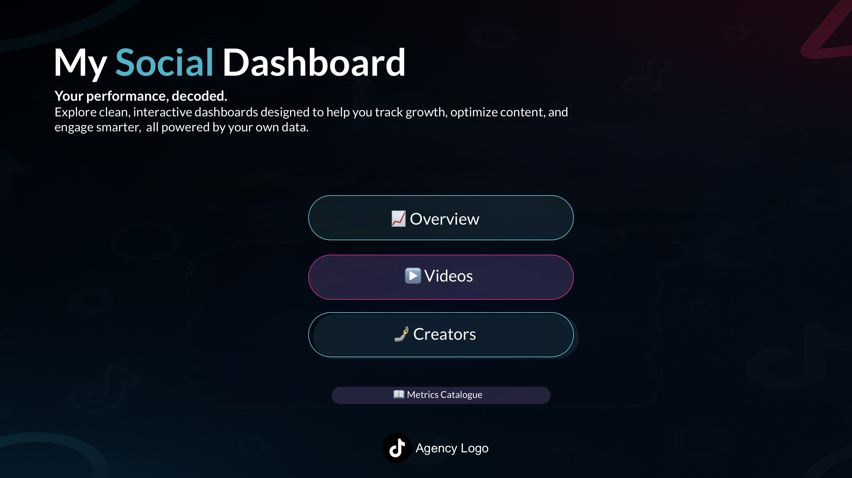 Dashboard Agencia 1